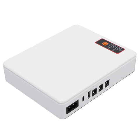 Keep The Net Flowing When The Grid Goes Down With This Portable Mini Ups Battery Backup For Routers And Modems with multiple ports.