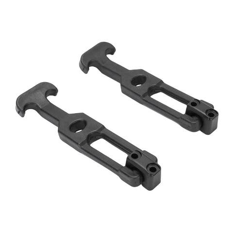 Beefy Rubber Draw Latch Kit With Grippy Comfort For Smooth Operation Fits Tool Boxes Coolers Boat Hatches With Vibration Absorbing 300N Load Capacity And Easy Install, black latches in detail