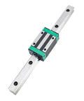 Built Tough Metal Linear Motion Guide And Ballscrew Kit Rolling Smooth On HGR15 Square Rail with HGW15CC Carriages view.