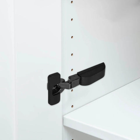 Slick Soft Close Concealed Cabinet Door Hinge With Silent Damping For Kitchen Cabinets Two Stage Closing Force Mid Bend Overlay Hardware installed