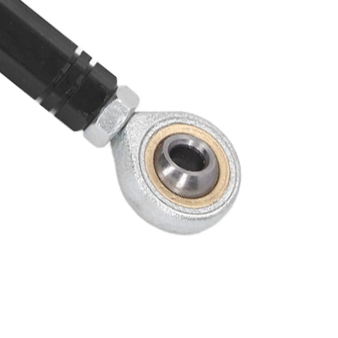 Close-up of joint on High Performance Aluminum Motorcycle Gear Shift Lever 180mm Linkage Bar With Rear Seat Footpegs.