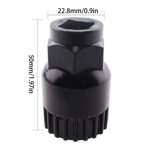Mountain Bike Center Shaft Tool Crank Remover For 20 Tooth Bottom Bracket Removal Tool, dimensions 22.8mm x 50mm
