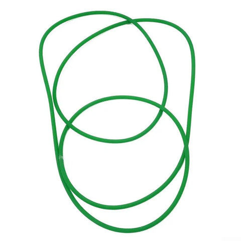 Replacement Belt For Indoor Cycling Roller Trainers, 5mm Wide, 185cm Perimeter, TPU Material, green cycling drive belt