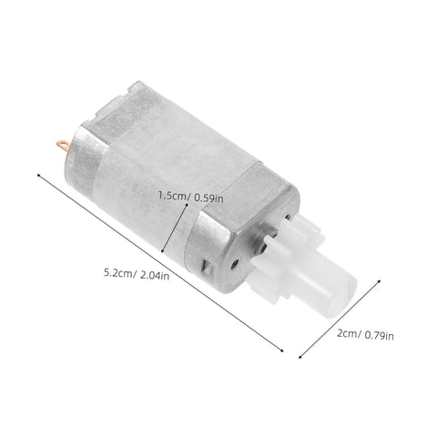 High Torque Nail Drill Motor Replacement For Electric Manicure File, 7.4V DC Low Noise Handheld, Stable Operation, Quick Material Removal, Built For Nail Techs And DIY Nail Pros., silver 5.2cm motor with 2cm gear