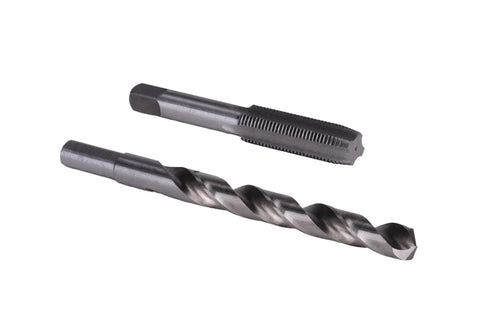 12.0x1.25 Tap And Drill Set With 27 64 Inch Drill Bit Pro Grade High Carbon Steel Plug Tap For Hand Threading Precise Threads