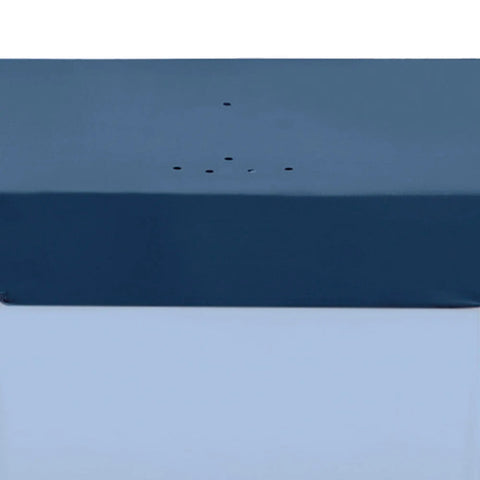 12 Foot X 10 Inch Round Pool Cover For Metal Frame Swimming Pools Heavy Duty Debris Shield With Stretch Edge Ties top view showing solid construction.