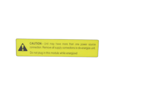 Compatible 83VGY 1200W Force10 E Series E300 AC Router Switch Power Supply Rack Ready Beefy 1200W SP575 Y02A 7520022300 Replacement For E300 Routers With High Efficiency And Reliable Performance caution label