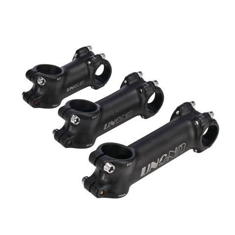 Three 110mm 17 Degree Bike Stem For 25.4mm Handlebars And 28.6mm Fork MTB BMX Road Bike Stem Lightweight Aluminum Riser Handlebar Stem