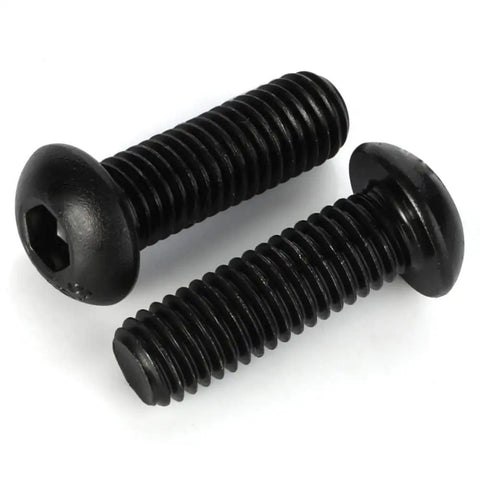 M6 Button Head Socket Cap Screws Set Alloy Steel Grade 10.9 With Allen Hex Drive Fully Threaded 50 Pcs Assortment In 20Mm 25Mm 30Mm 35Mm 40Mm Length For Heavy Duty Diy Projects.