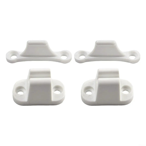 Super Heavy Duty Nylon Door Catch 2 Pack For Caravan RV Boat To Stop Slamming Noise with white nylon door catches.