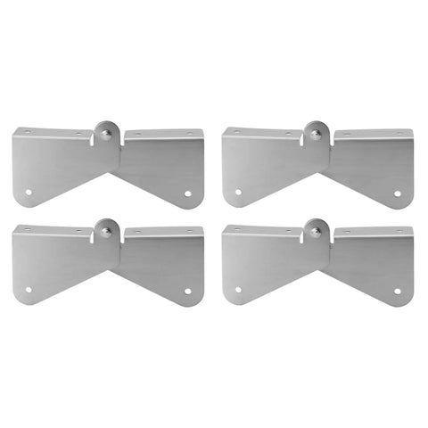 Stainless steel Gutter Extension Hinge for Downspouts, Easy Install and Stable Drainage Connection, Universal Fit for Any Pipe Size