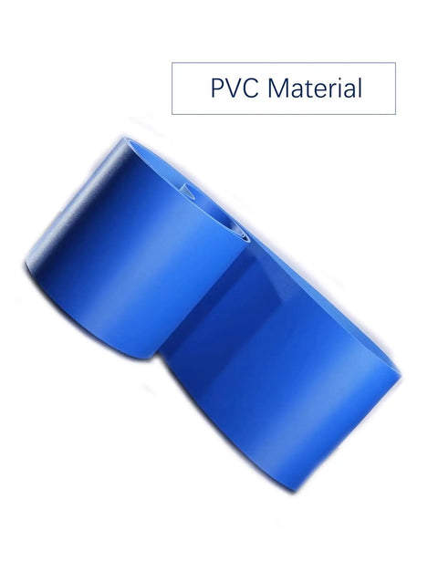 Built Like A Tank Blue PVC Conveyor Belt For Warehouse And Manufacturing Lines Featuring Abrasion Oil Heat Resistant Reinforced Polyester Core With Low Maintenance And Reliable Daily Performance, close-up view of blue PVC material.