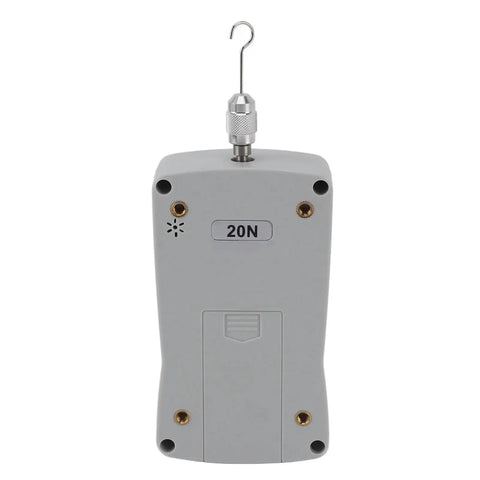 Mini Multifunction Push And Pull Tester Meter 2N To 20N On The Go Aluminum Alloy Force Gauge For Material Mechanics And DIY Projects For Engineers And Students Needing A Reliable Force Meter For Quick Material Tests, 20N front view