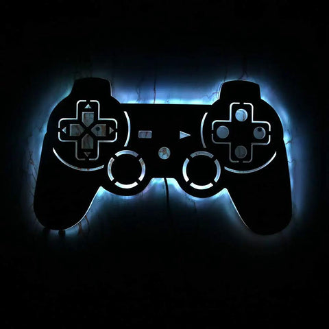 Gamer Neon Sign With 7 Color Changing Mirror LED Backlight Design Luminous Wall Sign For Game Room Decor Cool Teen Bedroom Wall Lamp