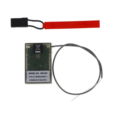 SR3100 2.4GHz DSM2 Receiver For DX Series Drones And Transmitters with wire and label, stable three-channel performance