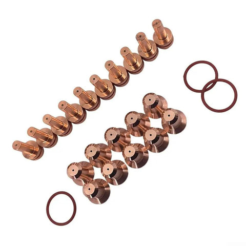 23 Piece Plasma Cutter Consumables Kit For AirForce 400 Plasma Cutters Compatible With ICE 25C ICE 27C Or ICE 27T Handheld Torches