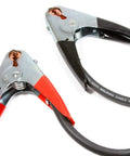 Beefy Heavy Duty Battery Jumper Cables Set With Premium Copper Number 2 Welding Cable 12 Foot Length 500 Amp Clamps On Both Ends