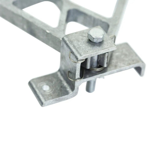 Close-up of Heavy Duty Aluminum Extension Ladder Locks Kit For 28 11 Rung Lock System Easy Install Quick Fit Durable Safe Upgrade