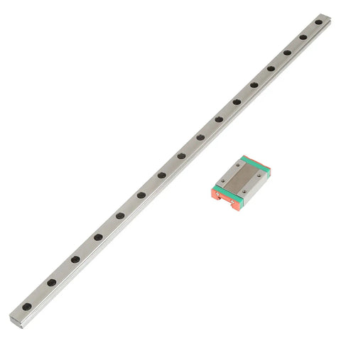 Top Tier Compact Precision Linear Guide Rail System Two Piece Heavy Duty Steel Set For Small Automated Equipment And High Accuracy Motion Control with steel rail and block.