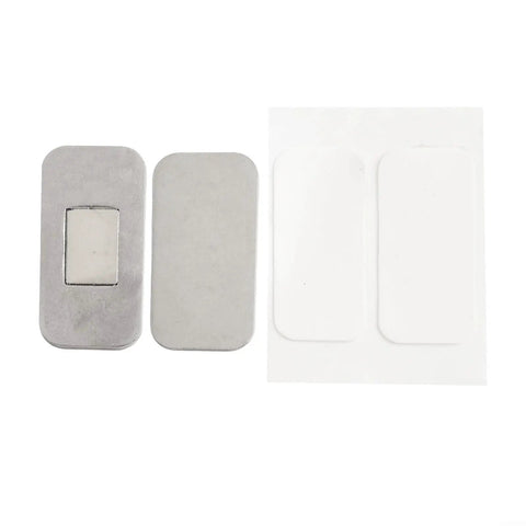 Premium Magnetic Cabinet Door Catch Silver Set For Secure Drawer Closures, Easy Peel Install With Strong Hold for cabinets.