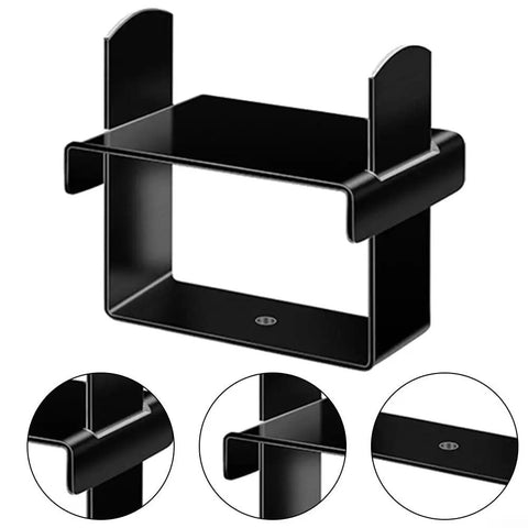 Heavy Duty Stainless Steel Leaf Spring Clamp Kit For 2-5 Inch Wide Springs Locks Your Load Solidly Boosts Towing Stability And Torque On Trucks And Trailers Holding Tough Out There On Rough Roads, black steel clamp