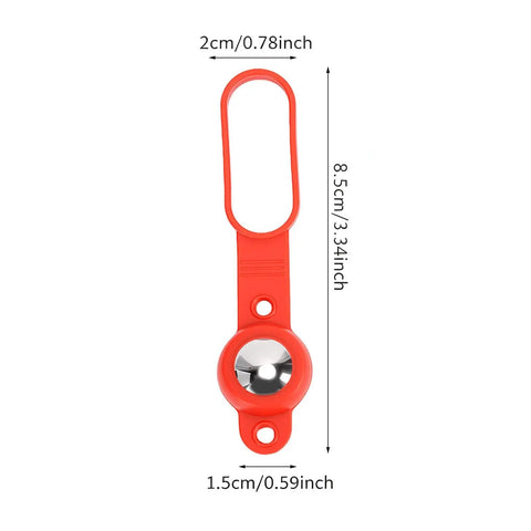 KIMISS 8 Pcs Magnetic Stud Finder, 27 Lbs Magnetic Force red tool with circular magnet, size 8.5cm x 2cm, for locating metal studs.