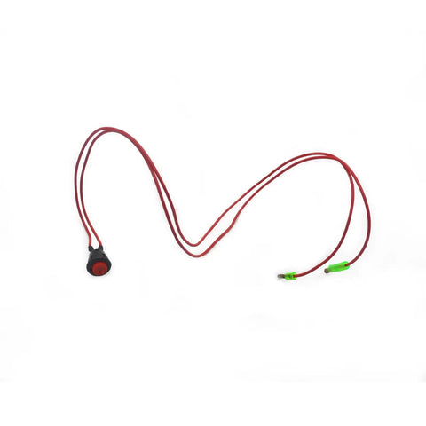 Solid Forklift Horn Button For Reliable Operation Heavy Duty Electrical Component Accessory To Keep The Job Site Safe And Loud On Any Shift with red wires.