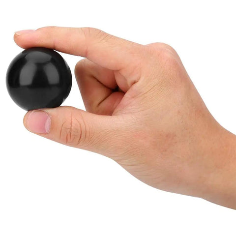 Plastic Spherical Knob Set 6 Pack Black Ball Lever Handles With Embedded Nut For Machine Arcade Console And Controller Replacement Non Slip Grip Easy Install For DIY Projects