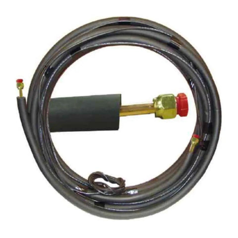 No Sweat Cooling 12000 Btu Mini Split Air Conditioner And Inverter Heat Pump copper tubing bundle for installation.