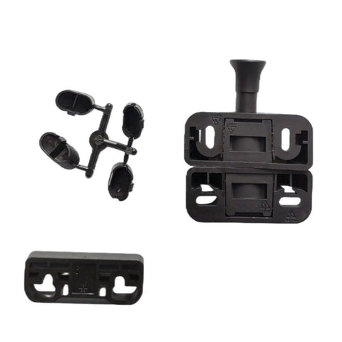 No Sweat Heavy Duty Magnetic Gate Latch Side Pull Compatible With Industrial Scissor Lift Replacement Part 1001140336 black latch components.