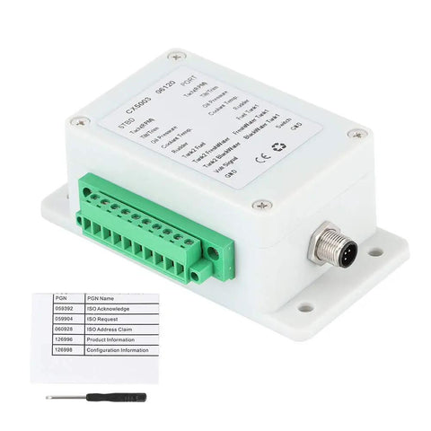 Plug And Play NMEA2000 Converter For Boats And Yachts, Converts Analog Signals To NMEA2000, 9-32V DC Marine Box