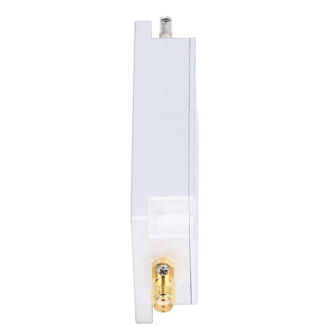 Professional Grade Programmable Signal Conditioner Featuring A No Sweat Setup Aluminum Alloy Housing And Rock Solid Performance Tuned For Pros Seeking Sweet Stable Transmission 820 To 970 Mhz side view with gold connector