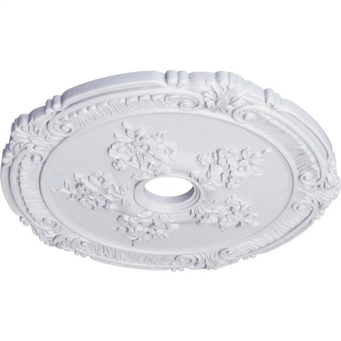 Attica Rose Ceiling Medallion 26 Inch Outer Diameter With Three And Three Quarters Inch Inner Diameter And One And One Half Inch Projection