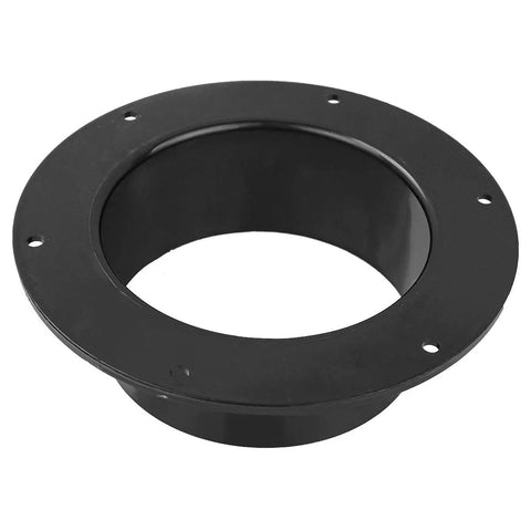 4 Inch Duct Connector 2 Pack Plastic Straight Pipe Flanges for Ventilation Ducting in Heating and Cooling Systems Durable ABS Construction