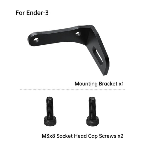 Mounting bracket and two screws for MicroProbe V2 Auto Bed Leveling Sensor Kit With Bracket For Ender 3 V2 H2 RatRig VC3 Voron 2.4