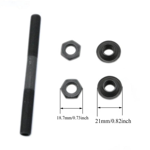 Dope Hollow Bike Axle Kit For Front And Rear Quick Release Hubs 108mm And 145mm Mountain Bike Upgrade CNC Machined Shafts components