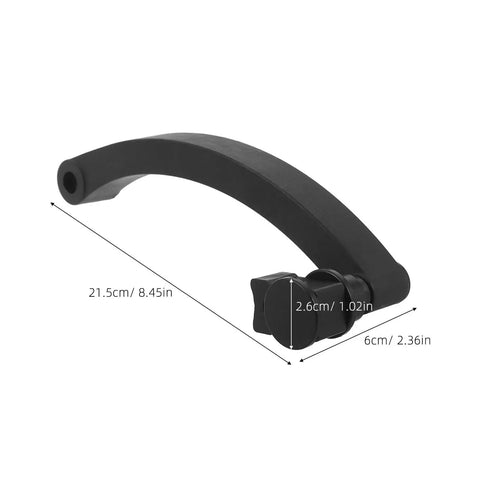 Premium Slip Handle Replacement For Wheel Balancer Tool, 21.5cm black rubber handle for cushioned grip during tire balancing.