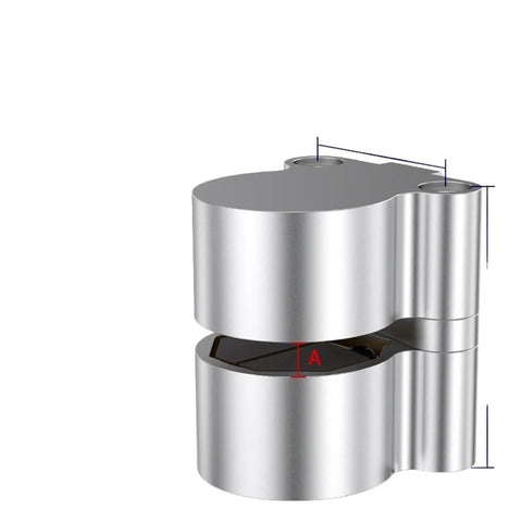 Side view of Industrial Pro Grade Heavy Duty CNC Machine Tool Pneumatic Brake Cylinder CDBF10 15 20 Butterfly Disc Brake System.