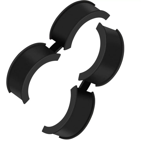 16 Pack Bicycle Handlebar Rubber Gaskets And Spacers 31.8 To 22.2 Or 25.4 Mm Non Slip Durable Adapter Kit four pieces