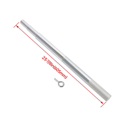 Slick Steel Outdrive Coupler Bearing Alignment Tool For Mercury Mercruiser Marine Gearboxes measuring 23-7/8in with a metal pin.