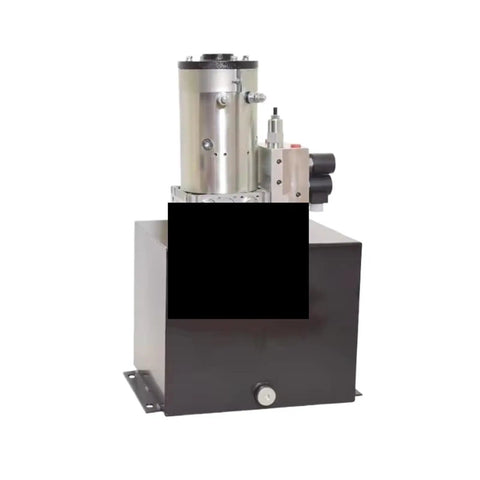 Power Up Your Electric Stacker With This Slick 24 Volt DC Hydraulic Power Unit Built From Heavy Duty Cast Iron For Reliable Forklift Lift Performance - side view