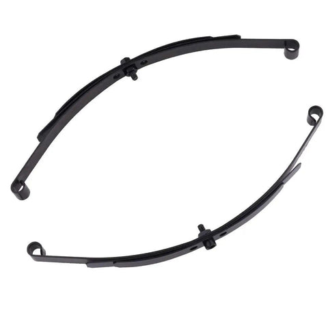Beefy Stiff Leaf Spring Suspension Steel Bar Kit For 1 To 10 Scale RC Rock Crawler Compatible With RC4WD D90, two steel leaves shown.