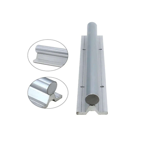 Get The Slick Setup With 2 Pc High Precision 300mm Linear Guide Rail Kit Using Solid Bearing Steel For Zero Stick Slips And Smooth 3D Printer CNC Action That Totally Crushes Vibration, 300mm aluminum SBR25 rail