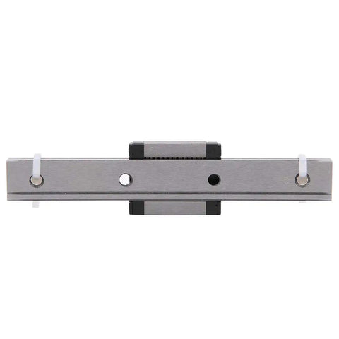 Heavy Duty 110mm Steel Linear Guide Rail Slider Block For Automation Equipment CNC Machinery And Precision Motion Systems Compact Yet Rugged Miniature Slide Built To Last With Smooth Accurate Movement, front view