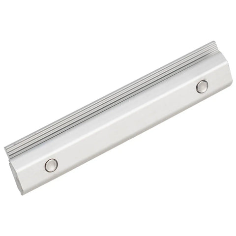 Aluminum Solar Rail Connector Kit For PV Modules, T Profile Mount Bracket with Durable Silver Finish, side view