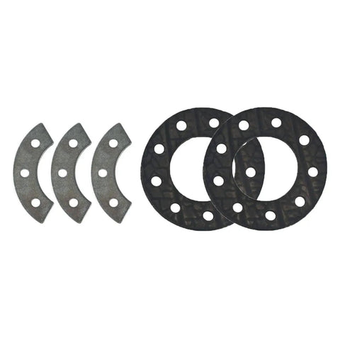 9 Holes Sprocket Mount Kit For 49cc 66cc 80cc Motorized Bicycles Includes 3 Backing Plates And 2 Reinforced Rubber Washers Replacement Engine Mount
