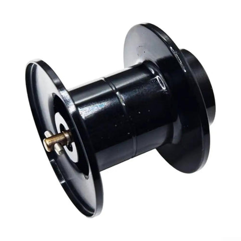 Straight Up Heavy Hitter Aluminum Baitcasting Reel Spool Replacement featuring a lightweight 8 gram black aluminum design.