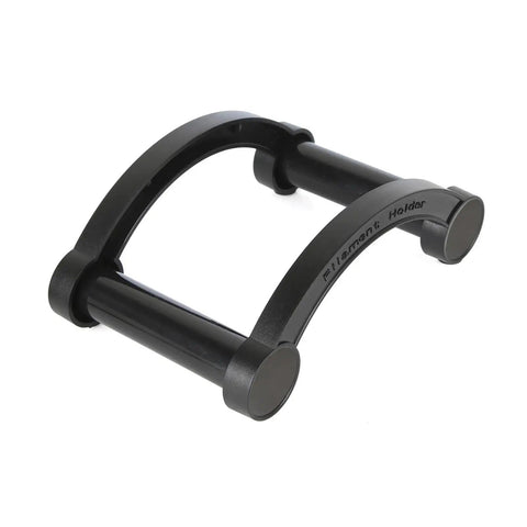 Heavy Duty Desktop Filament Spool Holder For 3D Printers, black plastic frame designed for secure filament support.