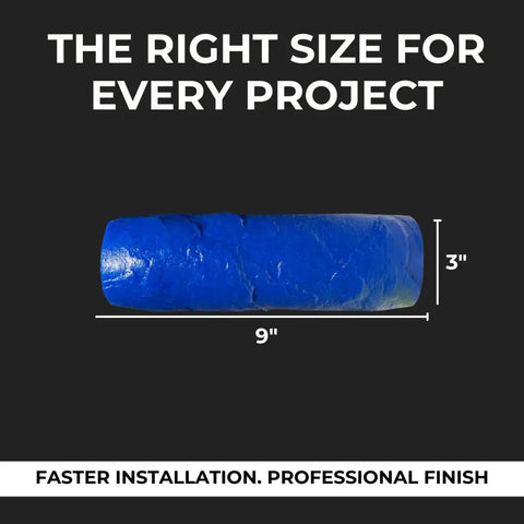 9 Inch Wide Concrete Texture Roller Kits With Durable Polyurethane 3x3 In Slate Pattern Stamp Tool For Walkways Patios And Borders Made In USA DIY And Pro Grade For Faster Realistic Imprints