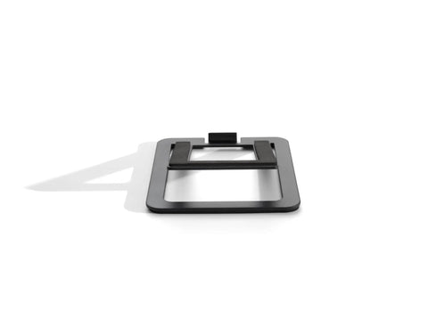 Metal Desk Speaker Stands Pair For Desktop And Bookshelf Speakers With Fifteen Degree Tilt To Boost Soundstage By Twenty Percent Steel Mounts